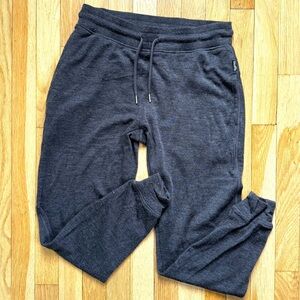 Women's Woolly Everyday Merino Wool Dark Gray Knit Jogger Pants